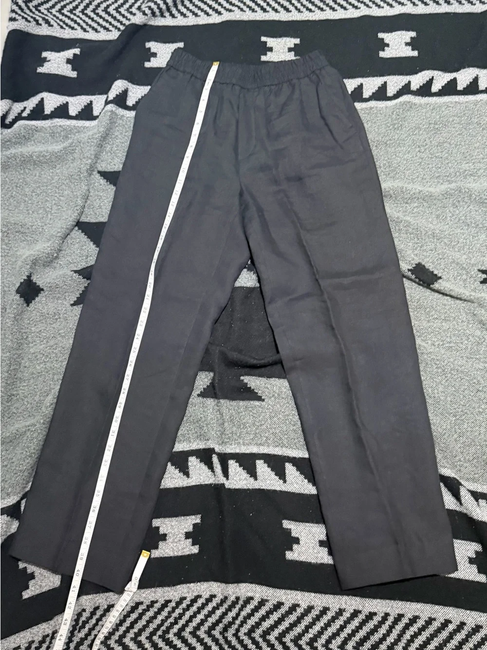 Suit supply Men's dark navy wide leg Pants size 28